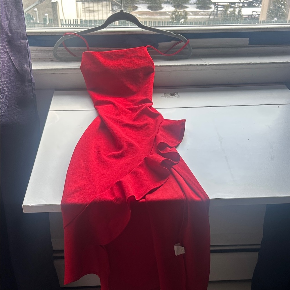 Elegant Red Evening Dress